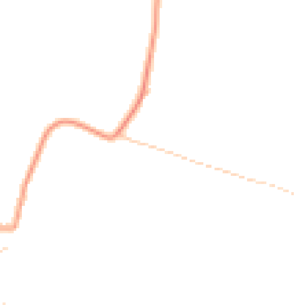 Daytime road noise heatmap for CM0 7DR