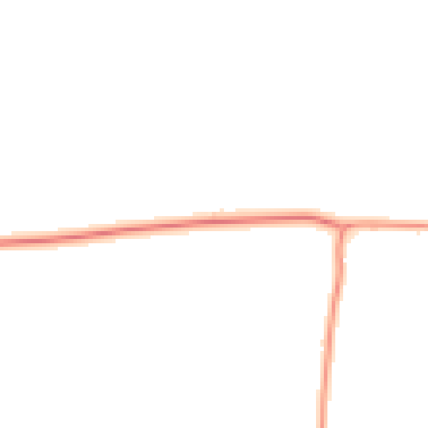 Daytime road noise heatmap for CM0 7DU
