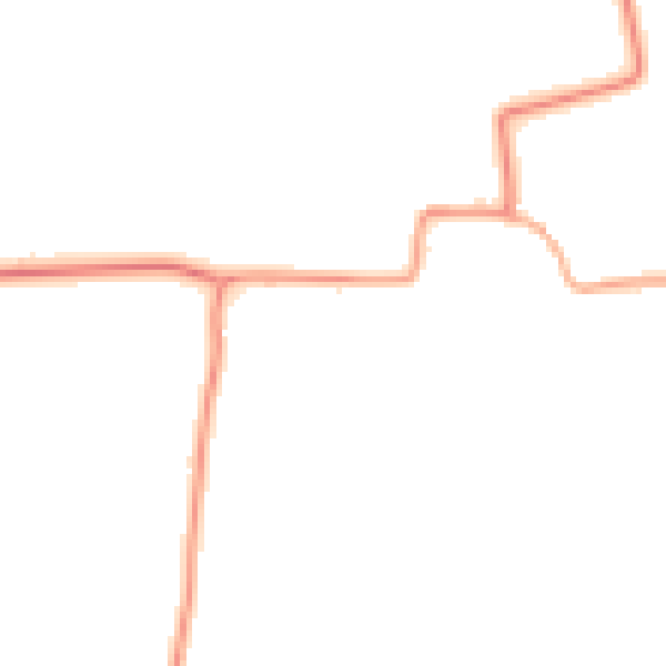 Daytime road noise heatmap for CM0 7DY