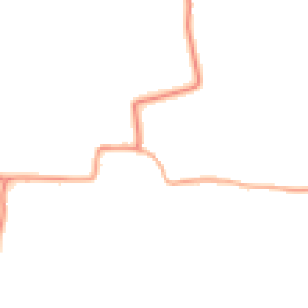 Daytime road noise heatmap for CM0 7EA