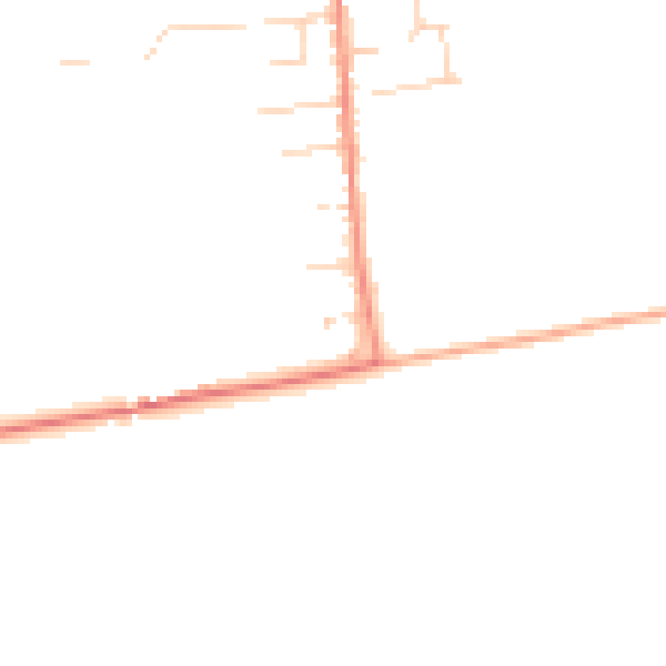 Daytime road noise heatmap for CM0 7FY
