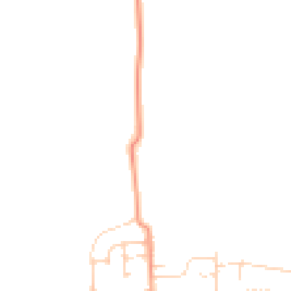 Daytime road noise heatmap for CM0 7GJ