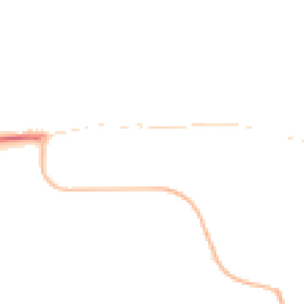 Night-time road noise heatmap for CM0 7GX
