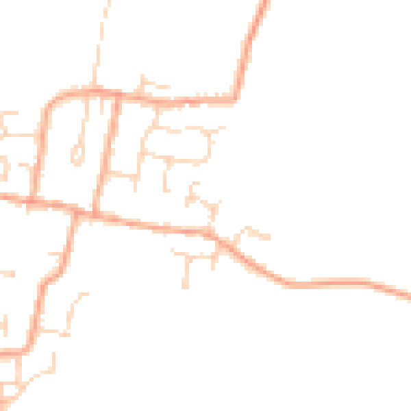 Daytime road noise heatmap for CM0 7HE
