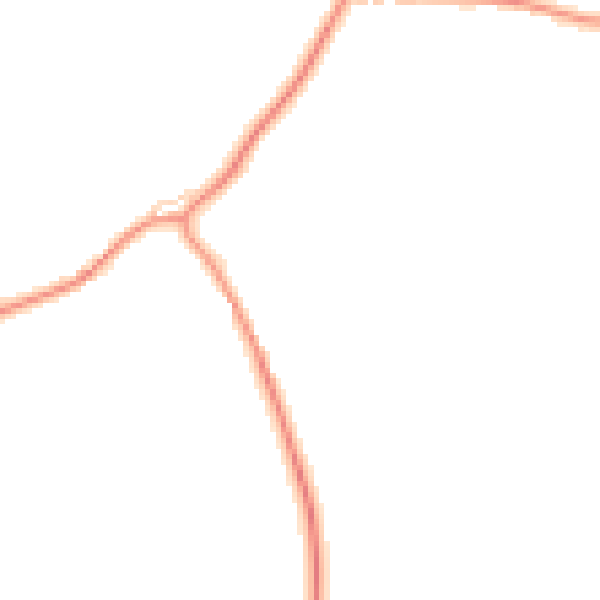 Daytime road noise heatmap for CM0 7HL