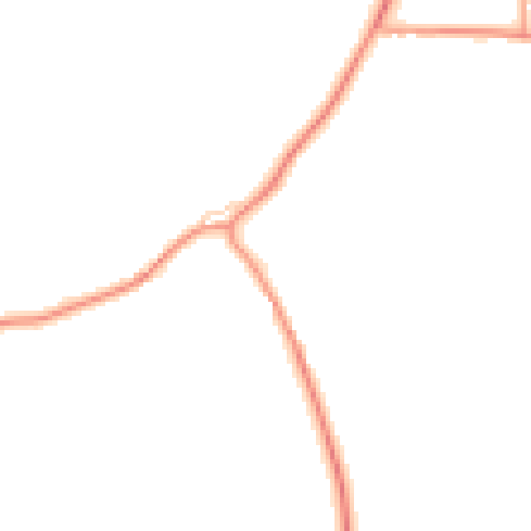 Daytime road noise heatmap for CM0 7HN