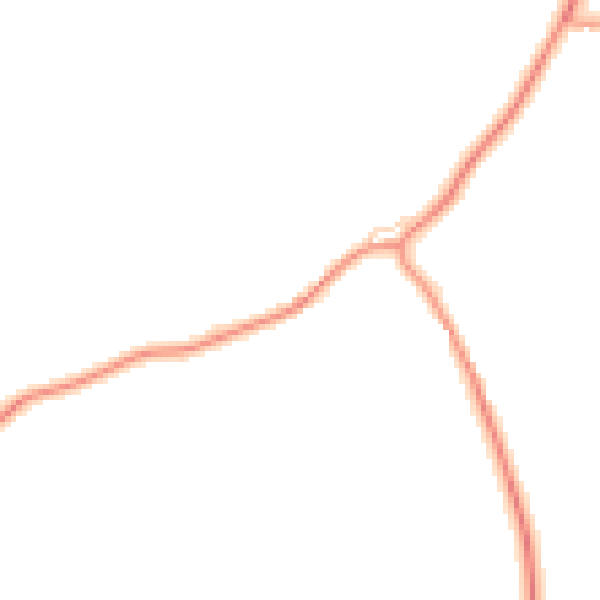 Daytime road noise heatmap for CM0 7HU