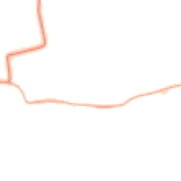 Daytime road noise heatmap for CM0 7JF