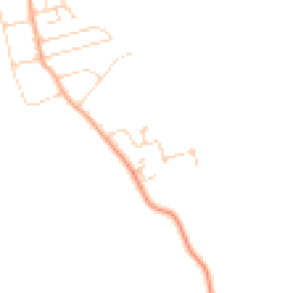 Daytime road noise heatmap for CM0 7JH