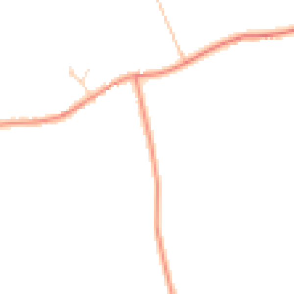 Daytime road noise heatmap for CM0 7LE