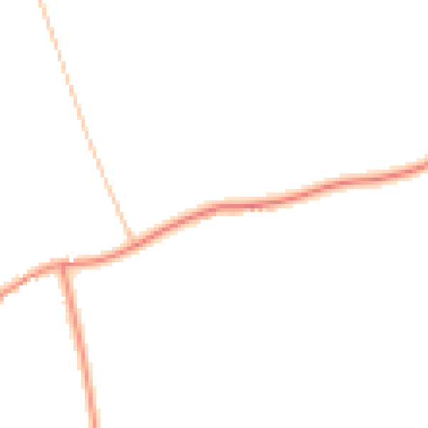 Daytime road noise heatmap for CM0 7LJ