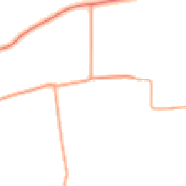 Daytime road noise heatmap for CM0 7LN