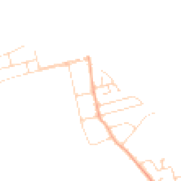 Daytime road noise heatmap for CM0 7NA