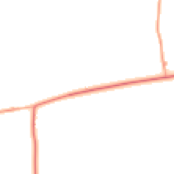 Daytime road noise heatmap for CM0 7NX