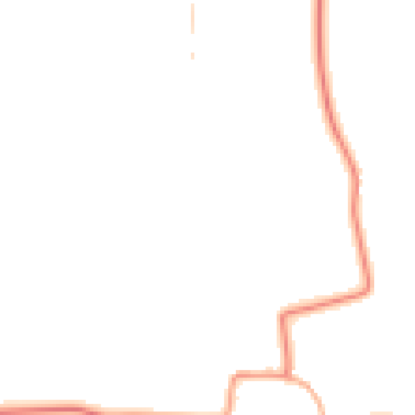 Daytime road noise heatmap for CM0 7NY
