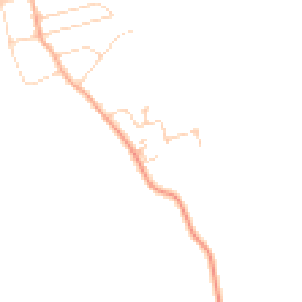 Daytime road noise heatmap for CM0 7PE