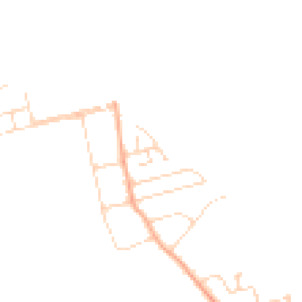 Daytime road noise heatmap for CM0 7PF
