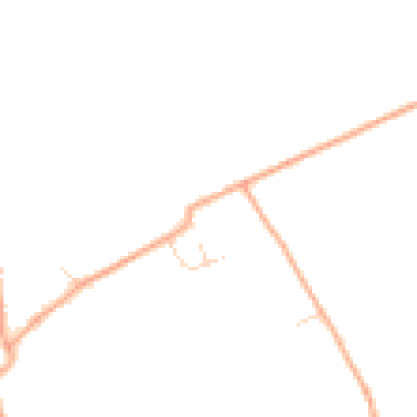 Daytime road noise heatmap for CM0 7PT