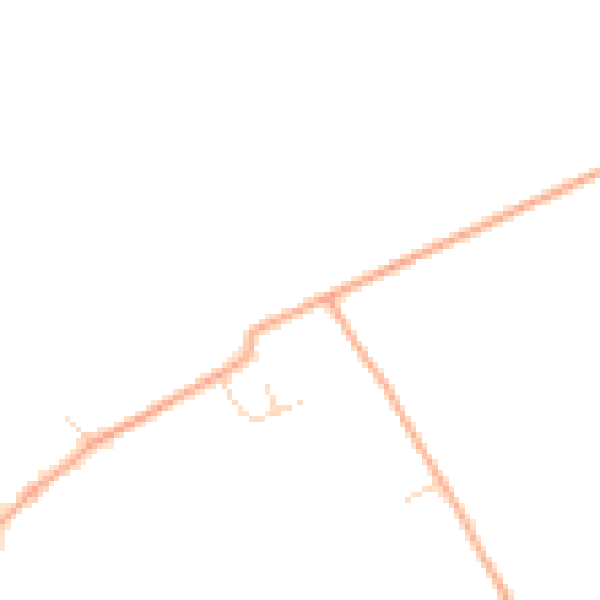 Daytime road noise heatmap for CM0 7PU