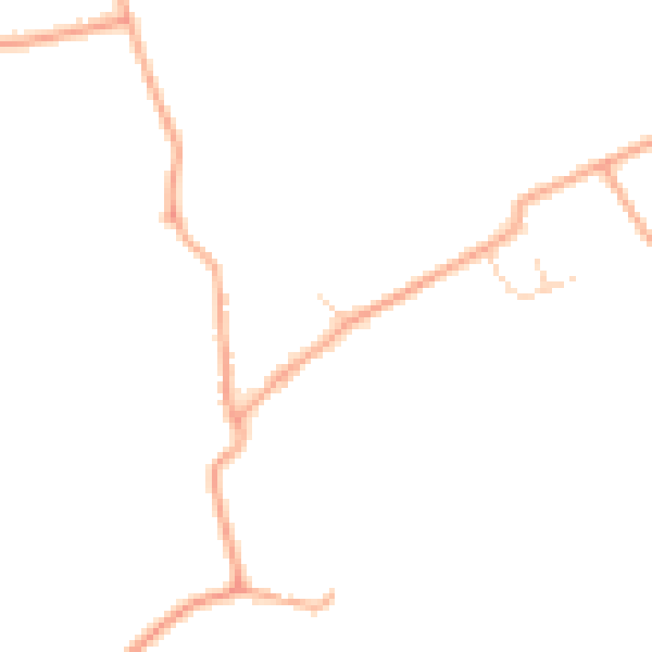 Daytime road noise heatmap for CM0 7PX
