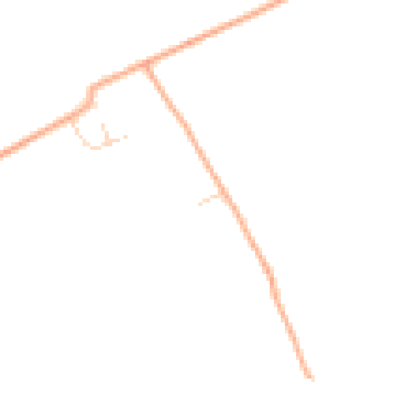 Daytime road noise heatmap for CM0 7QD