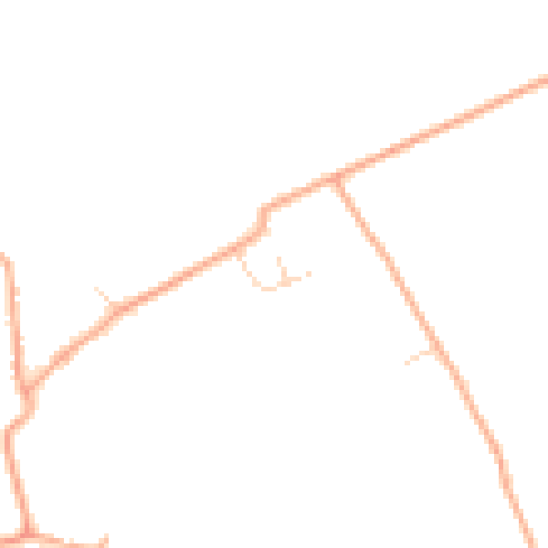 Daytime road noise heatmap for CM0 7QG