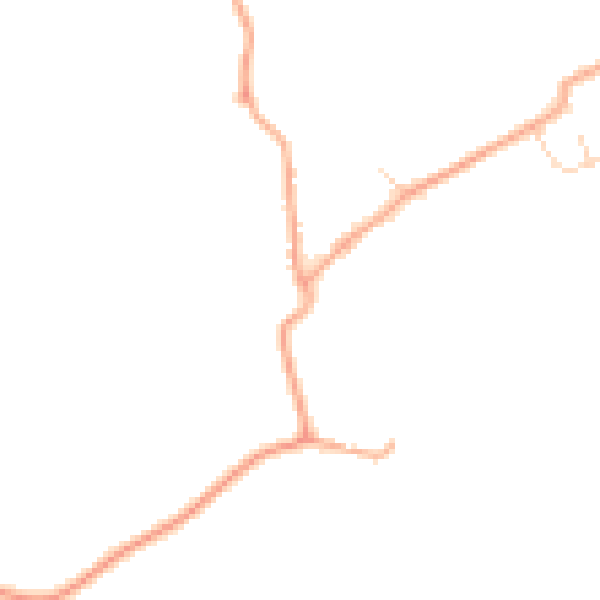 Daytime road noise heatmap for CM0 7QJ