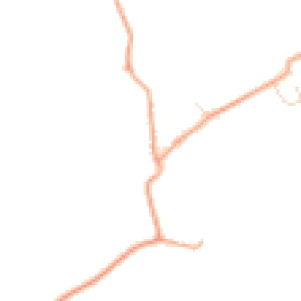 Daytime road noise heatmap for CM0 7QL