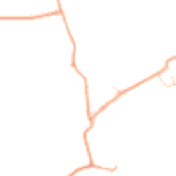 Daytime road noise heatmap for CM0 7QW