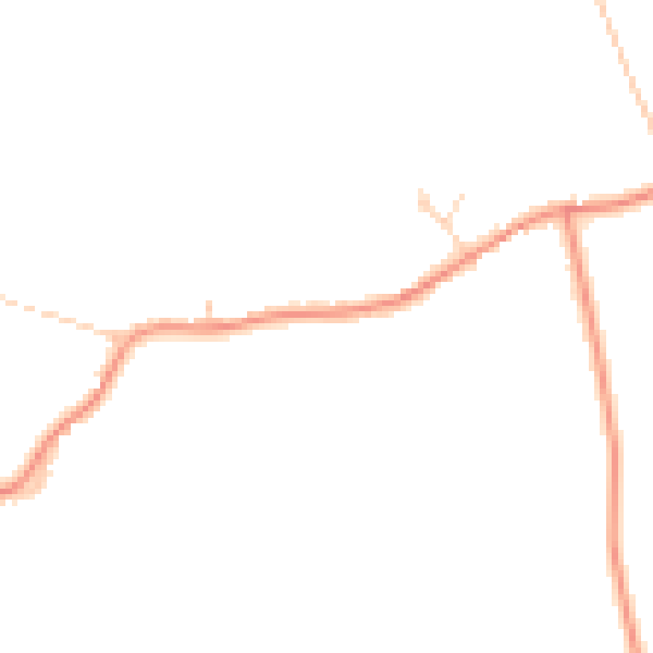 Daytime road noise heatmap for CM0 7RJ