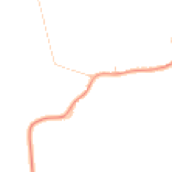 Daytime road noise heatmap for CM0 7RW
