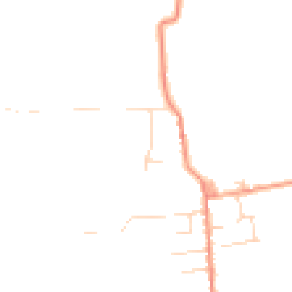 Daytime road noise heatmap for CM0 7SH