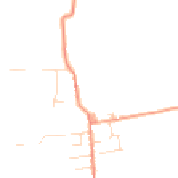 Daytime road noise heatmap for CM0 7ST