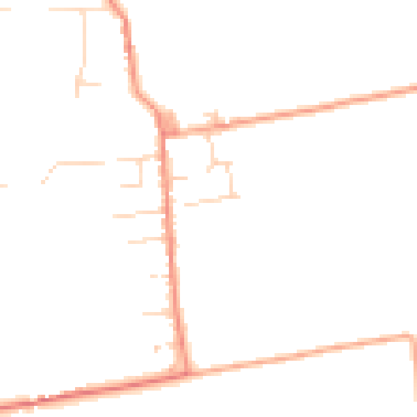 Daytime road noise heatmap for CM0 7SX