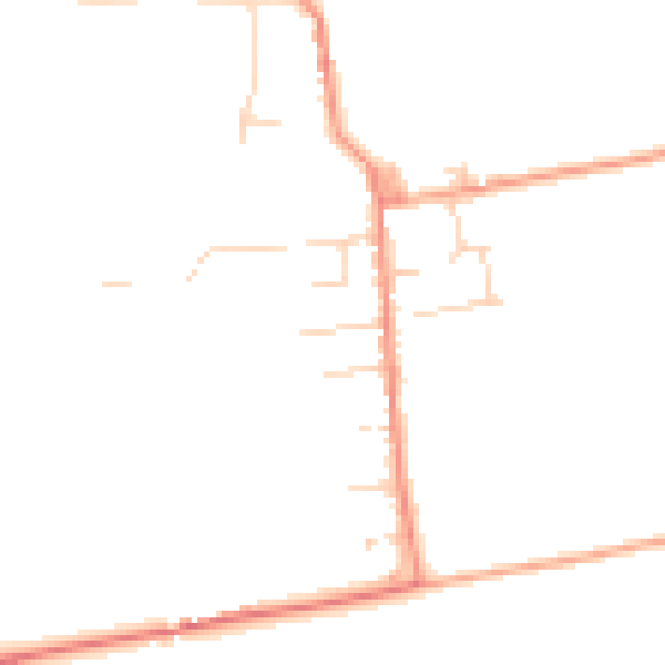 Daytime road noise heatmap for CM0 7TL