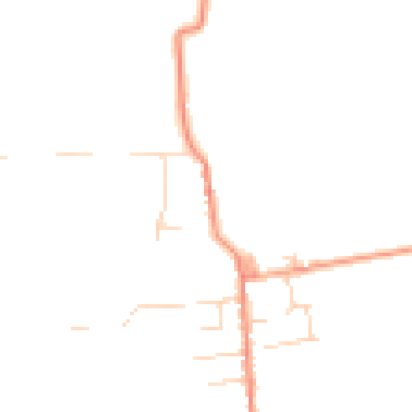 Daytime road noise heatmap for CM0 7TR