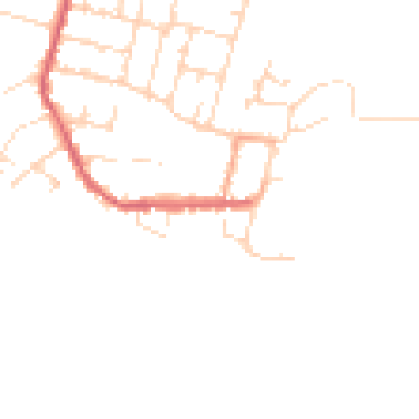 Daytime road noise heatmap for CM0 8AH