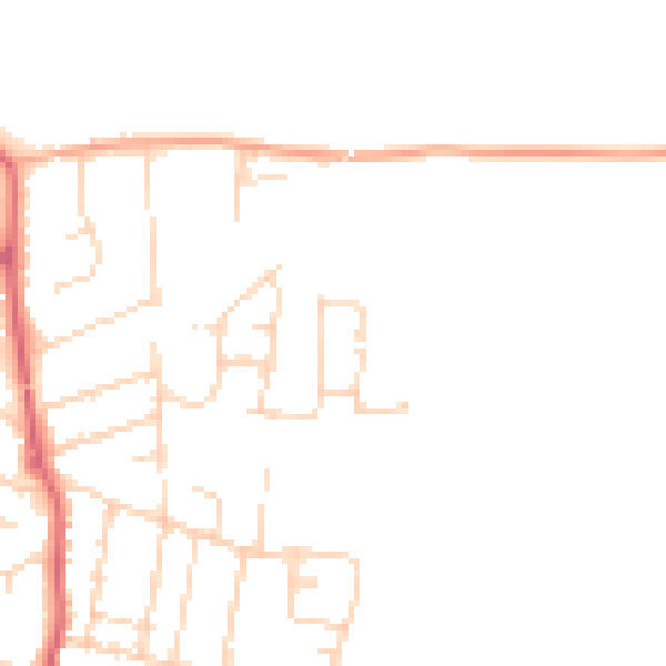 Daytime road noise heatmap for CM0 8FT