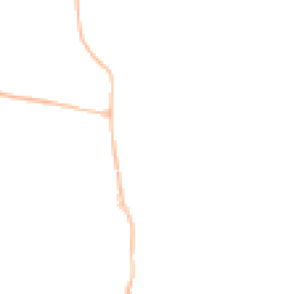 Night-time road noise heatmap for CM0 8LX