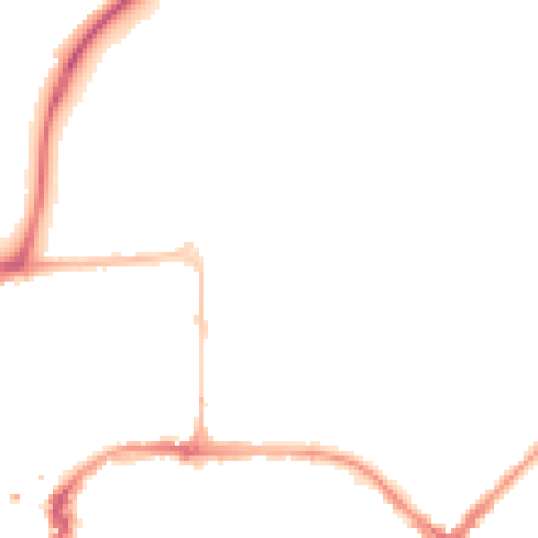 Night-time road noise heatmap for CM1 1AW