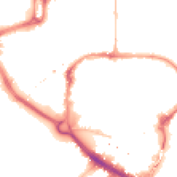 Night-time road noise heatmap for CM1 1HL