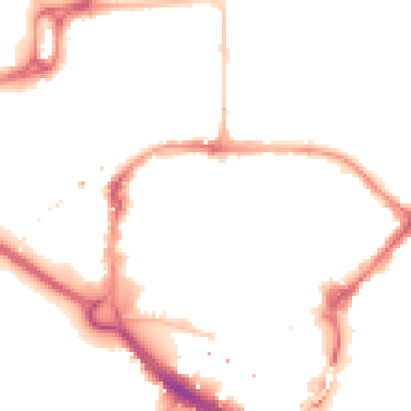 Night-time road noise heatmap for CM1 1NS