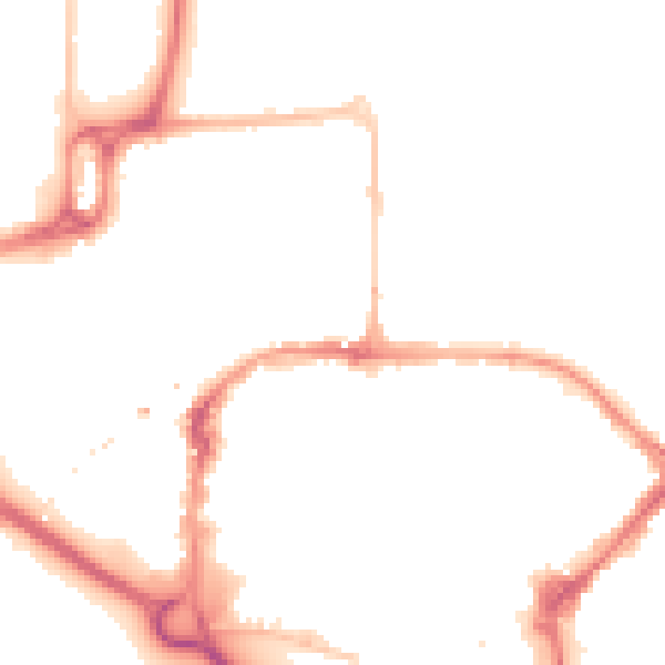 Night-time road noise heatmap for CM1 1PJ