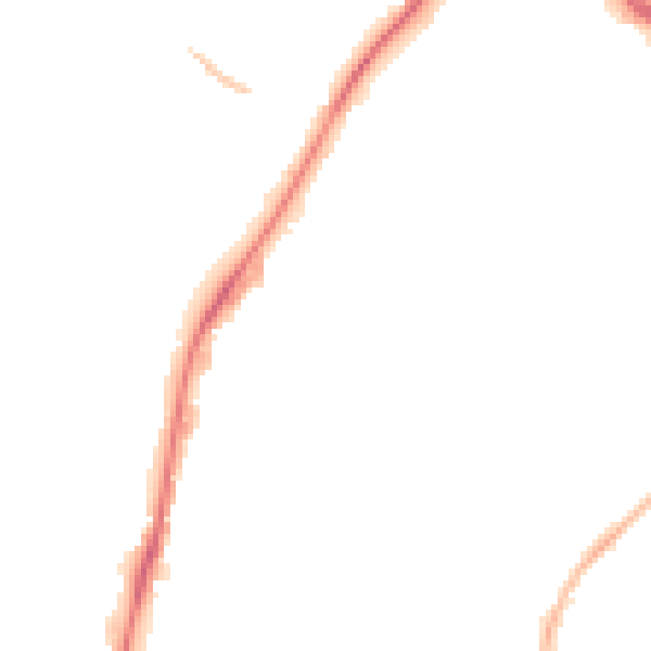 Night-time road noise heatmap for CM1 2QX