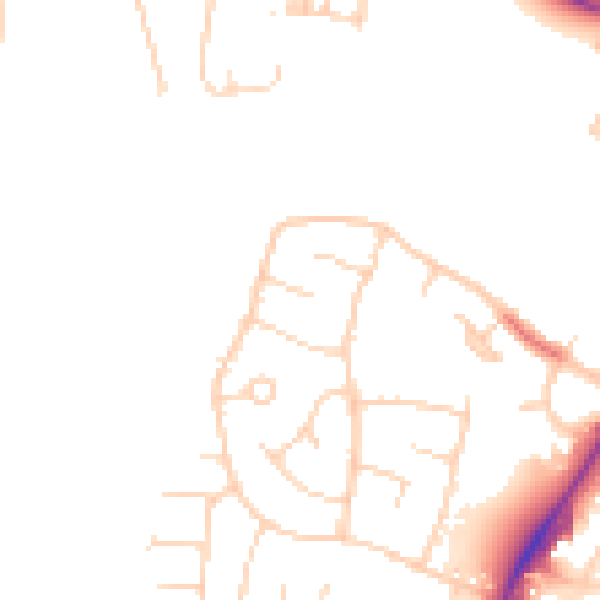 Daytime road noise heatmap for CM1 2SD