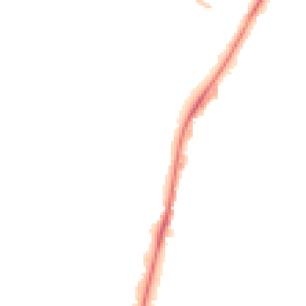 Night-time road noise heatmap for CM1 2TQ
