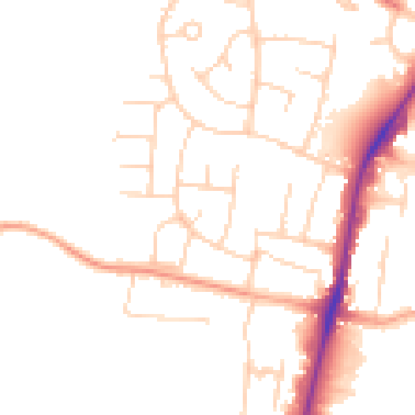 Daytime road noise heatmap for CM1 3DS
