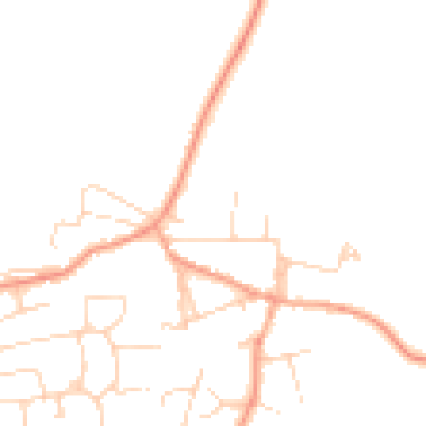 Daytime road noise heatmap for CM1 3EF