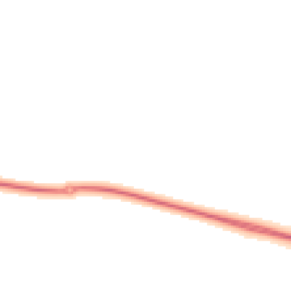Night-time road noise heatmap for CM1 3HT