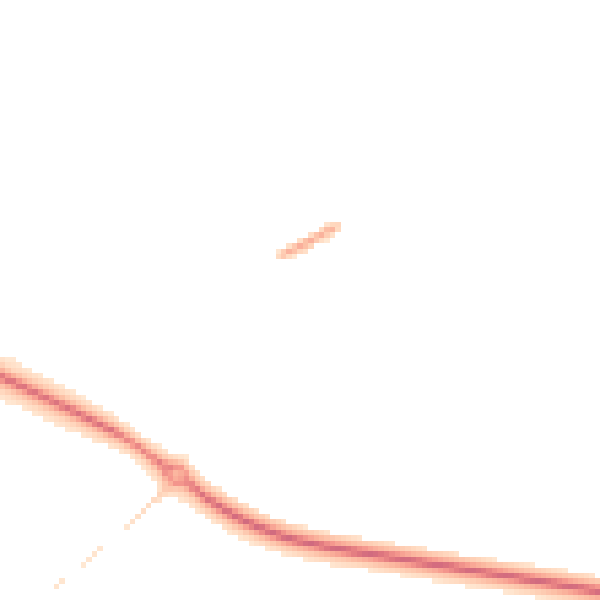 Night-time road noise heatmap for CM1 3NG